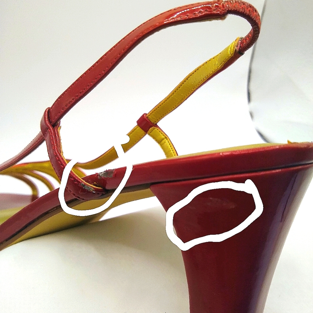 Impo Maria Tri-Colored Strappy Patin Leather Sandal - Picture 10 of 13